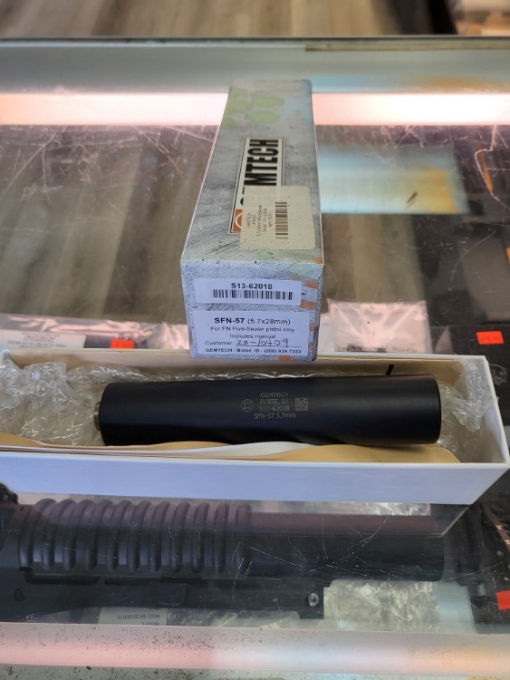 Extremely Rare Discontinued Gemtech FN Five7 Suppressor SFN-57 5.7x28 -img-0