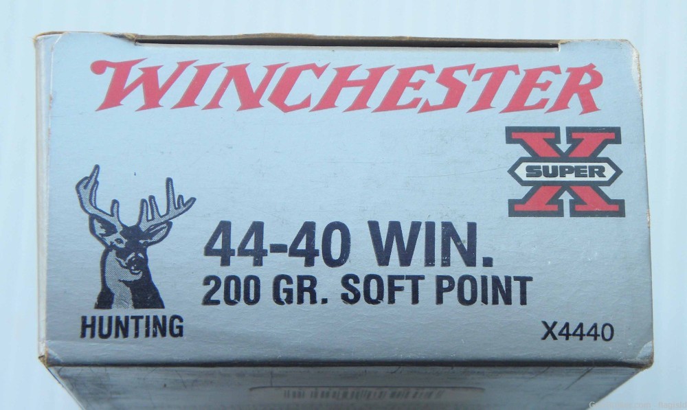 Full 50 Rd Box of Winchester Brand 44-40 Win Ammunition 200 Gr SP-img-0