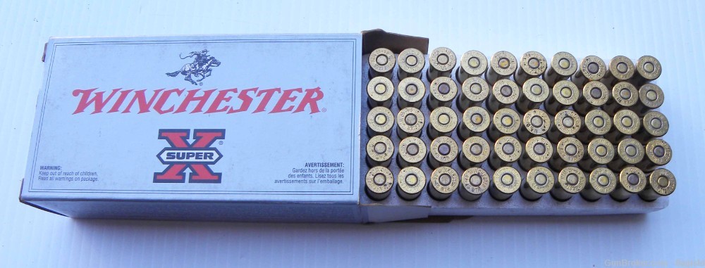 Full 50 Rd Box of Winchester Brand 44-40 Win Ammunition 200 Gr SP-img-1