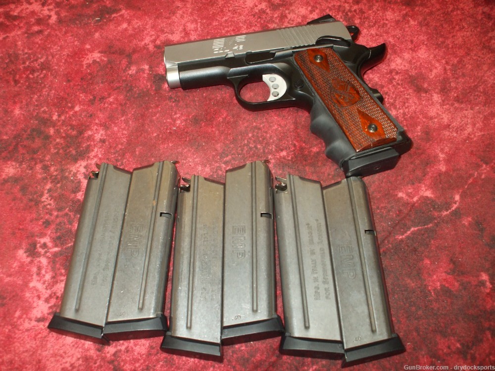 Springfield EMP .40 S&W Excellent Used with 7 magazines & Original Case-img-9