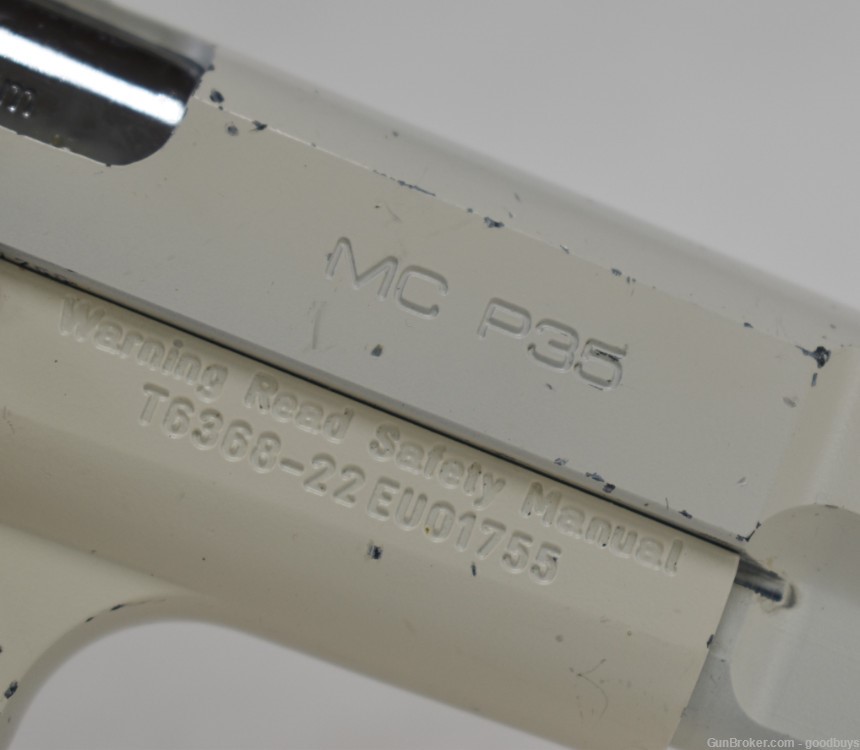 GIRSAN MC P35 HIGH POWER 9mm 393450 STORE DISPLAY WHITE NOS PENNY SALE-img-16