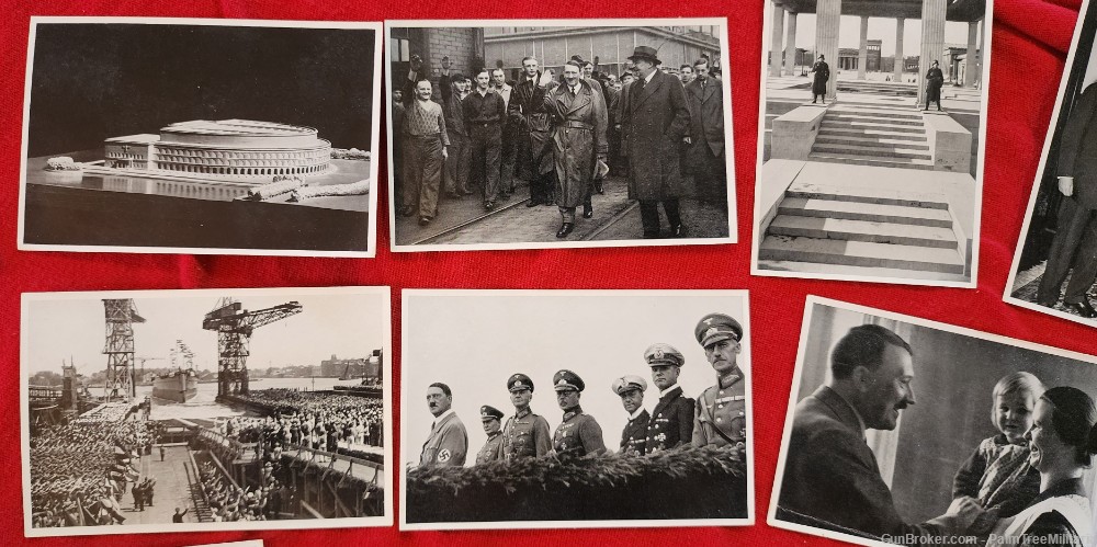 WW2 WWII German NSDAP Third Reich AH Adolf propaganda cigarette photo cards-img-1