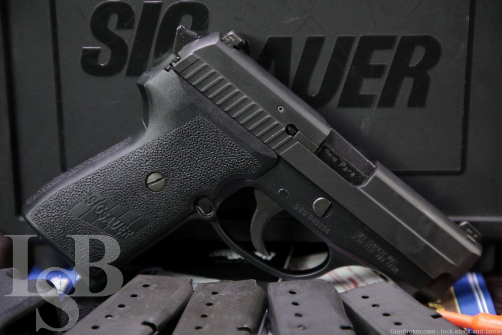 Sig Sauer Model P239 P-239 9mm Luger Semi-Automatic Pistol w/ Case -img-0