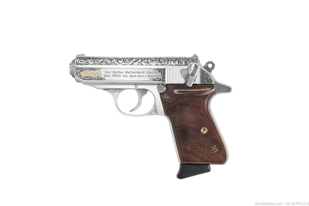 WALTHER MEISTER GOLD RIBBON EDITION PPK/S STAINLESS GOLD 3.3" BBL .380ACP-img-2