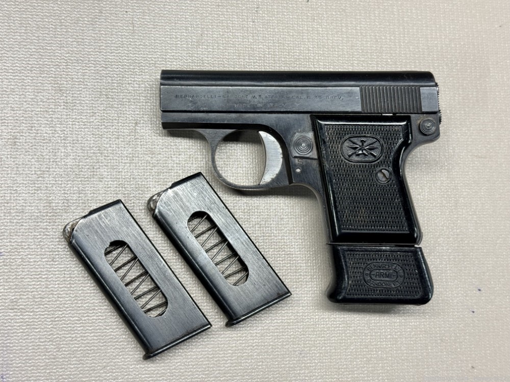 Bernardelli Vest Pocket 25ACP Pistol With 3 Magazines-img-0
