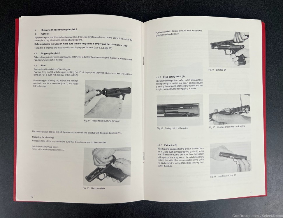 Heckler & Koch P7 9mm Instructions for Maintenance & Repair - Rare -img-3