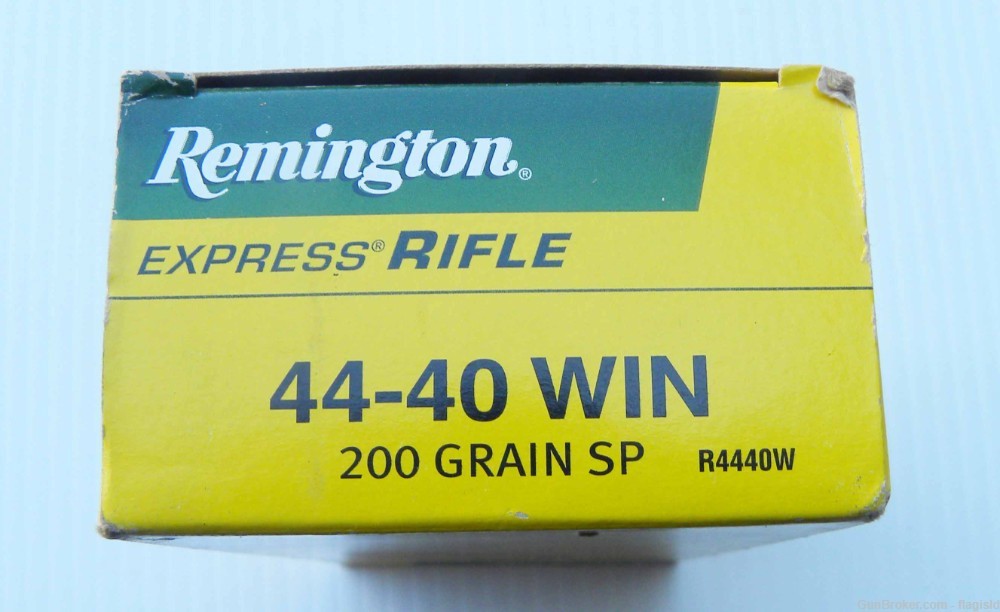 Full 50 Rd Box of Remington Brand 44-40 Win Ammunition 200 Gr SP-img-0