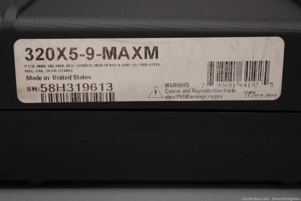 Sig Sauer P320 MAX 9mm 5" w/Romeo3 MAX & case-img-18