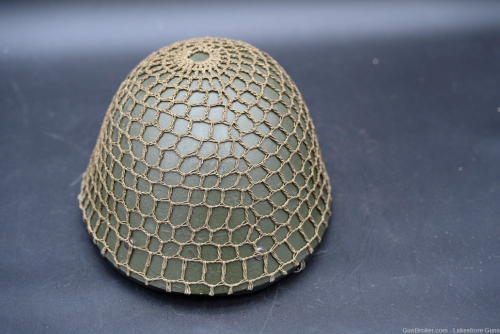 Romanian M73 Airborne Military Helmet  with netting  -img-2