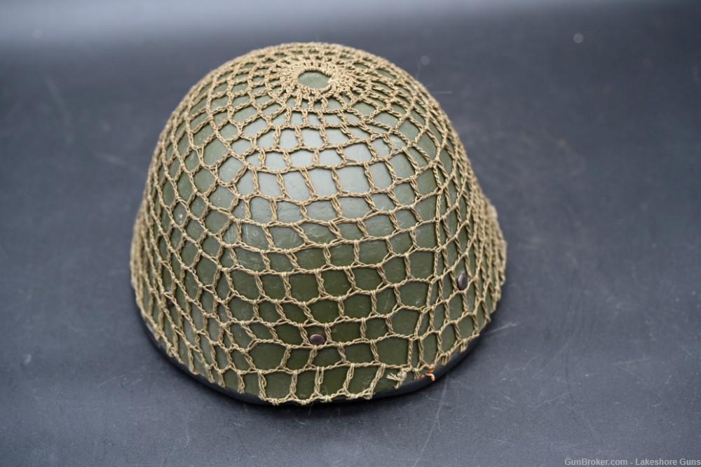 Romanian M73 Airborne Military Helmet  with netting  -img-3
