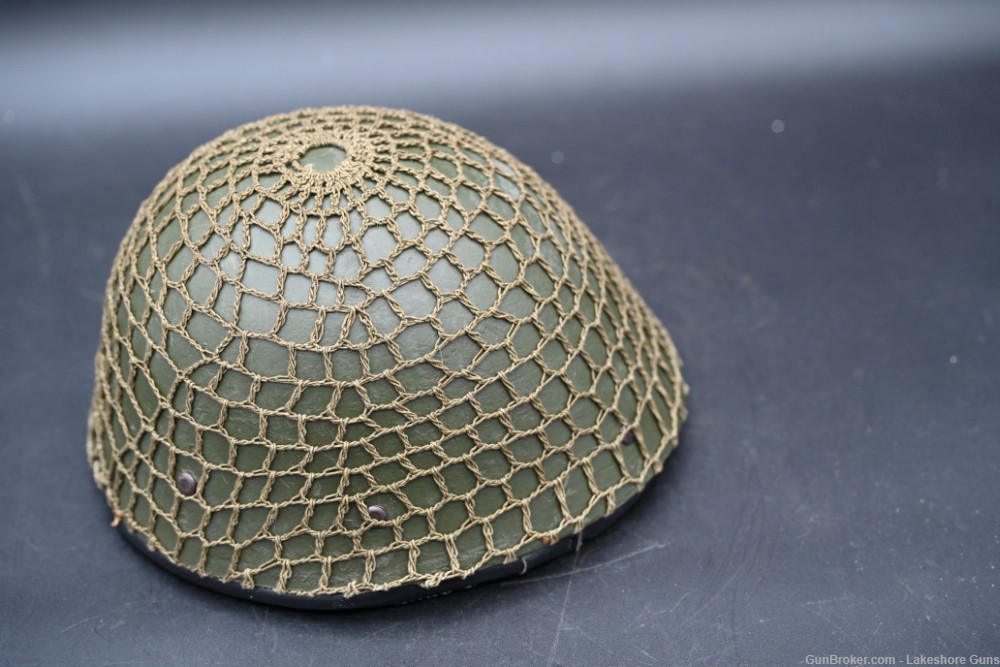 Romanian M73 Airborne Military Helmet  with netting  -img-4