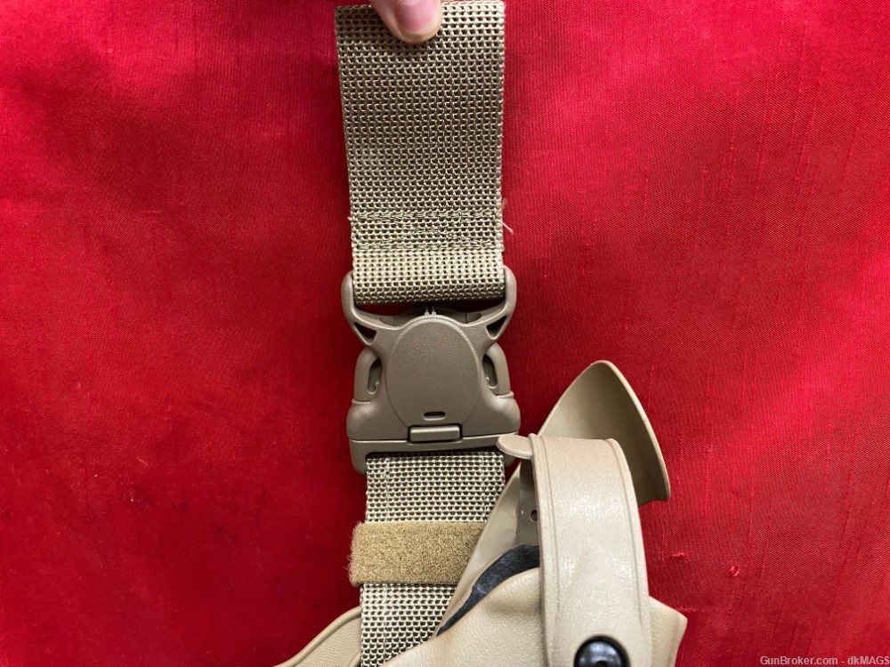SafariLand 6005 FNP-45 SLS FDE Tactical Holster W/ Quick Release Leg Strap -img-4