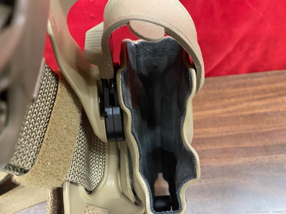 SafariLand 6005 FNP-45 SLS FDE Tactical Holster W/ Quick Release Leg Strap -img-5