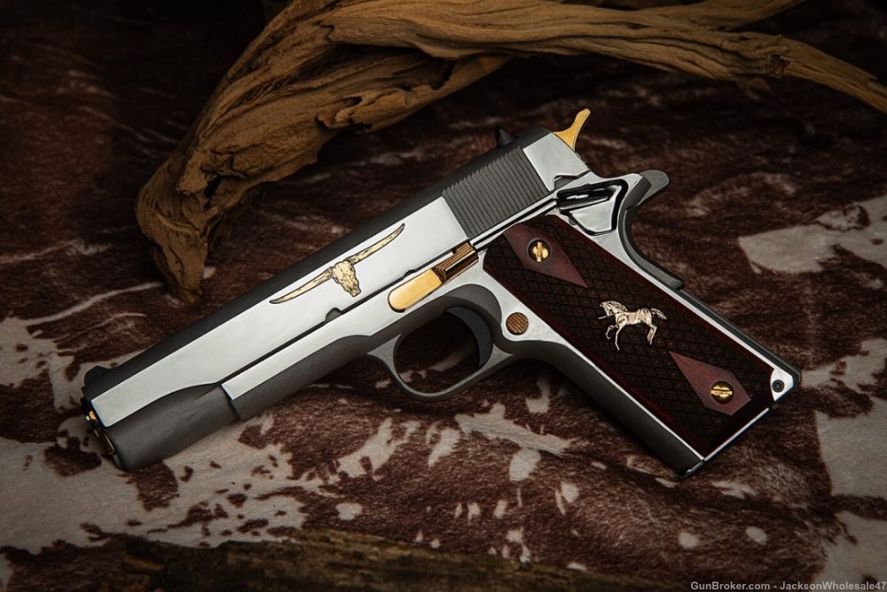 Colt 1911 TX Longhorn Govt model .45 acp 5” Limited Edition 1 of 500-img-0