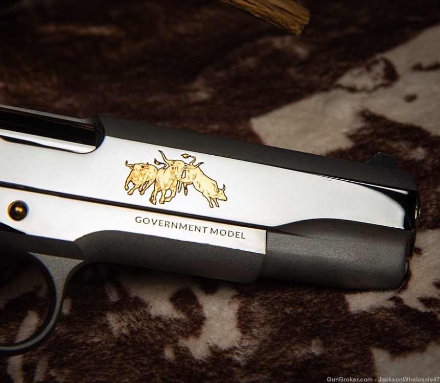 Colt 1911 TX Longhorn Govt model .45 acp 5” Limited Edition 1 of 500-img-1