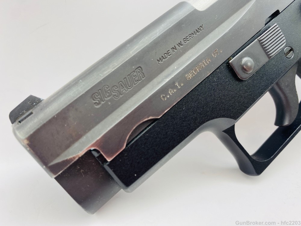 Sig Sauer P6 West German Police P225 9mm w/ Case, Manual & Test Target -img-7