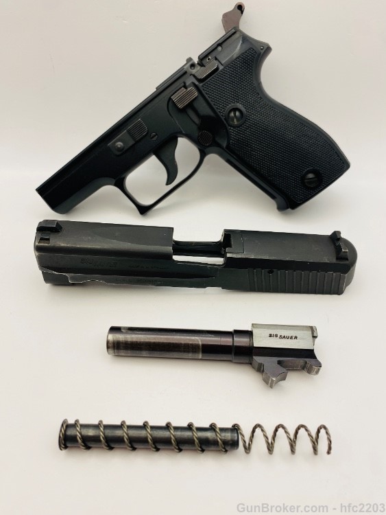 Sig Sauer P6 West German Police P225 9mm w/ Case, Manual & Test Target -img-18