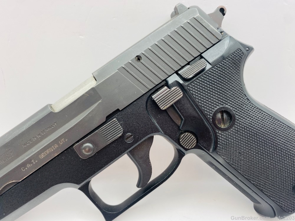 Sig Sauer P6 West German Police P225 9mm w/ Case, Manual & Test Target -img-8