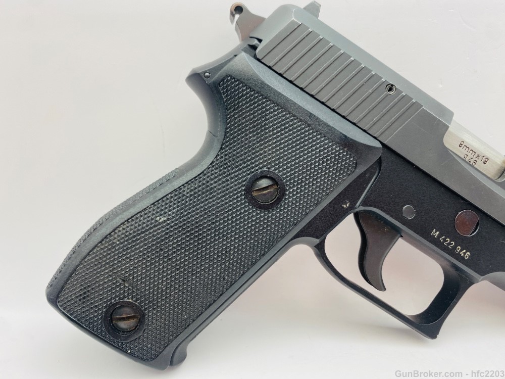 Sig Sauer P6 West German Police P225 9mm w/ Case, Manual & Test Target -img-13