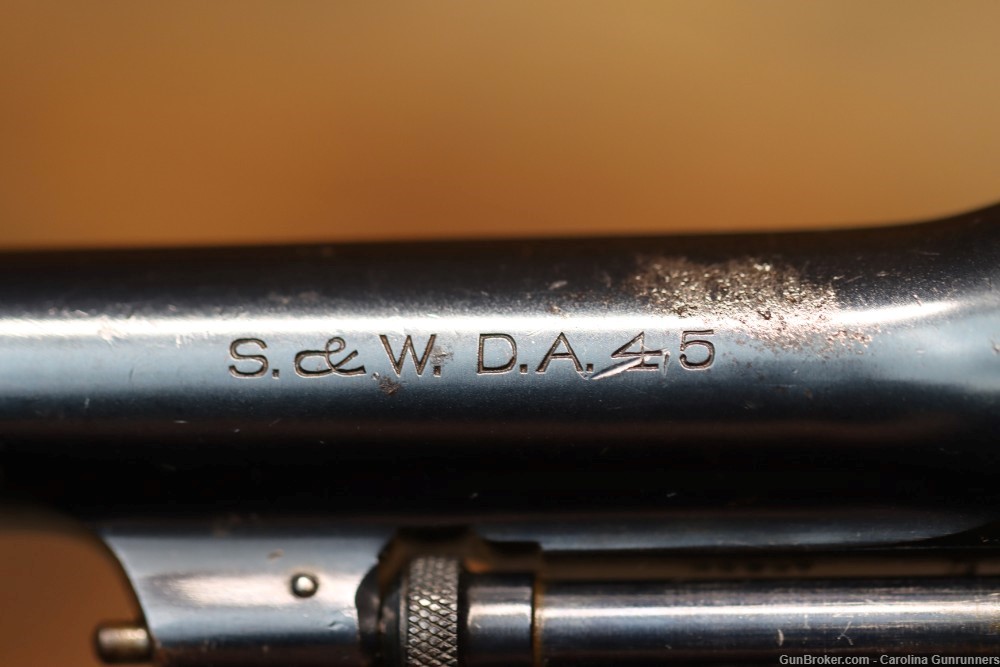 Smith & Wesson 1917 DA45 .45acp Revolver 5" WWI -img-9