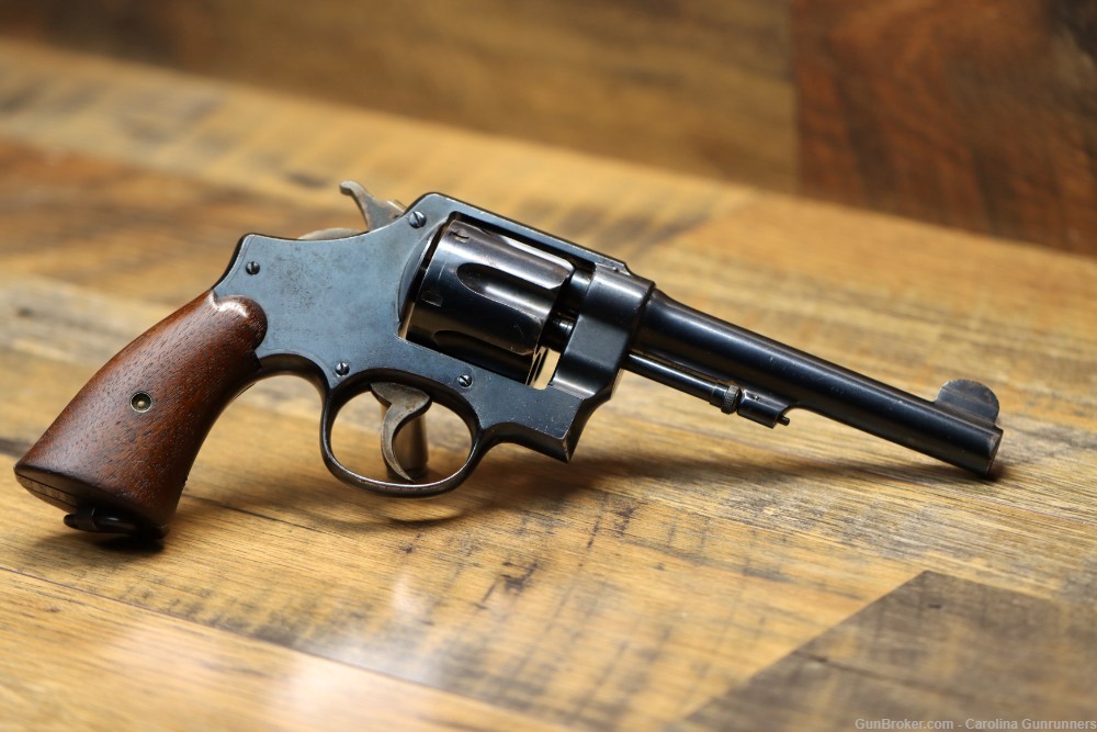 Smith & Wesson 1917 DA45 .45acp Revolver 5" WWI -img-0
