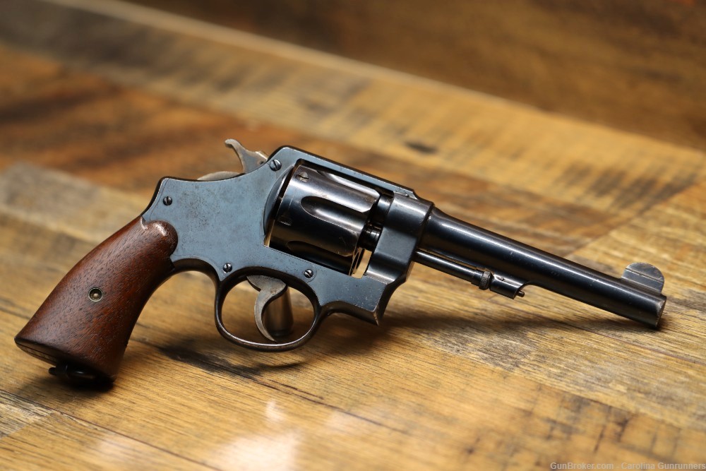 Smith & Wesson 1917 DA45 .45acp Revolver 5" WWI -img-1