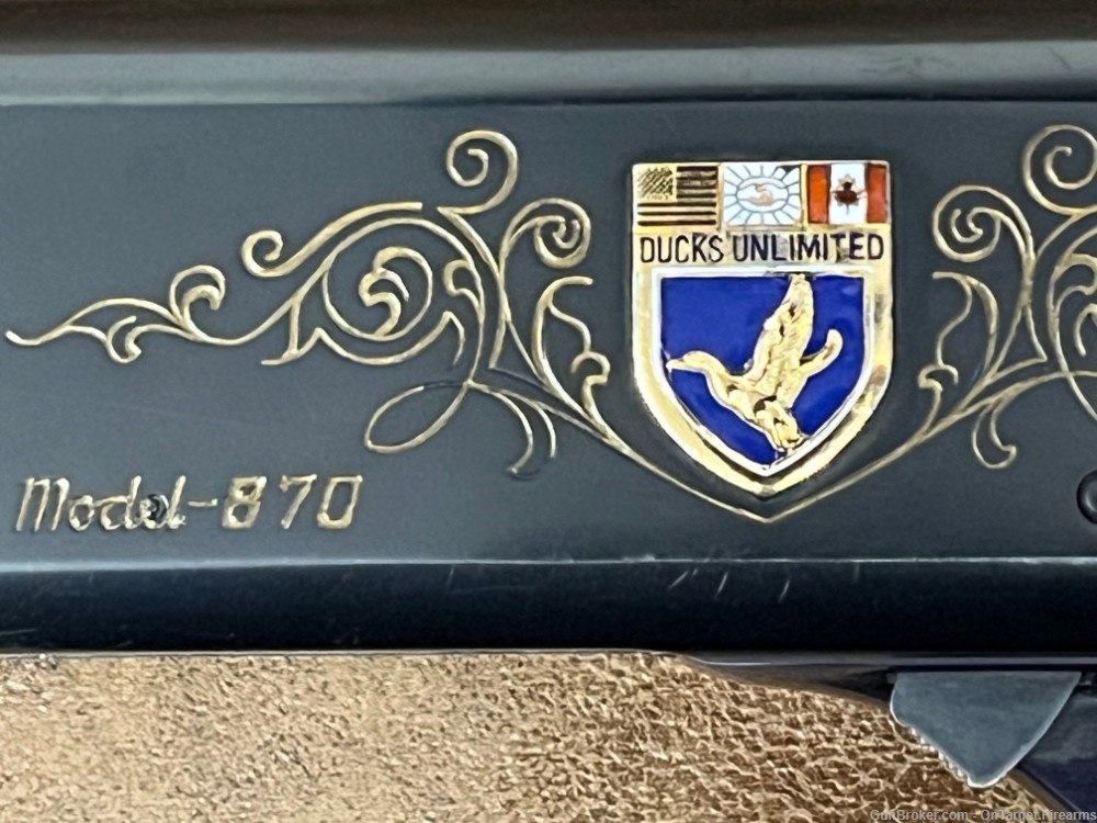 Used Remington 870 Ducks Unlimited 12ga 30" pump-action shotgun-img-6