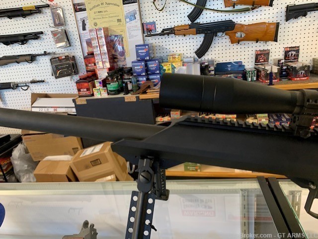 Barrett M99 .50 BMG Leupold Military Contract Ultra 10X-M1A Scope 68 Rounds-img-13
