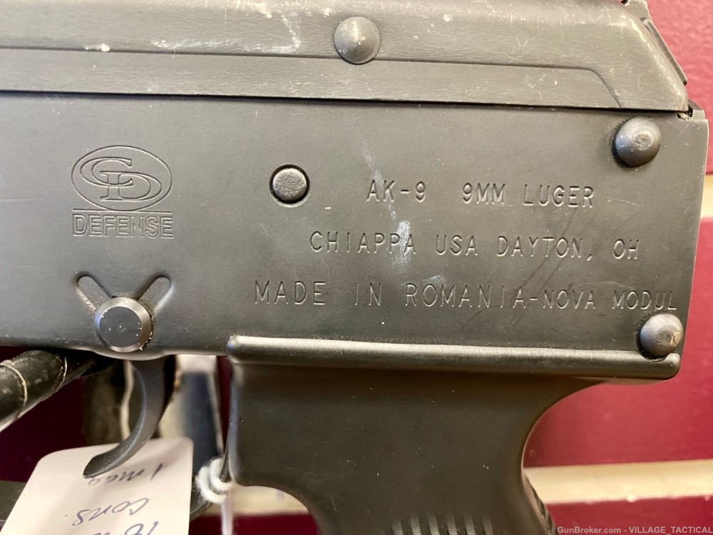 Charles Daly/Chiappa AK-9 pistol. 9mm. 6.3” barrel -img-5