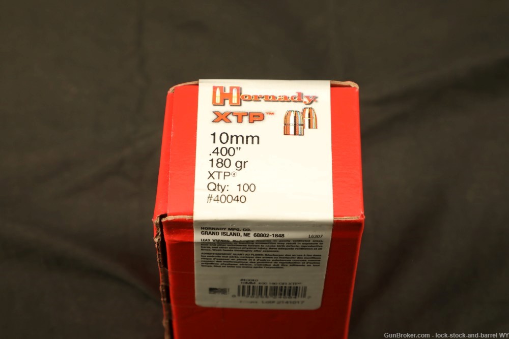 811x Assorted 10mm Cal. .40" 155/165/180 Gr. FMJ/JHP Bullets -img-7