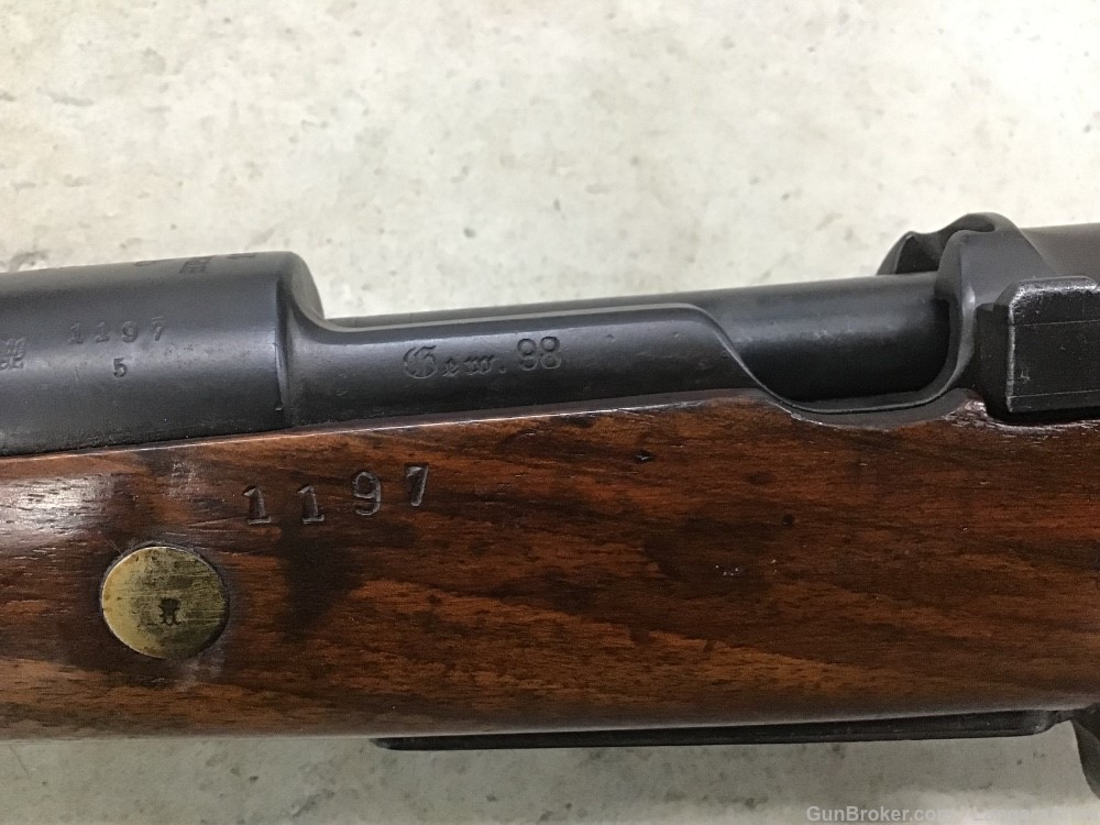 Weimar German Era Gewehr 98M 8MM Mauser Non Import Marked Matching Bolt C&R-img-22
