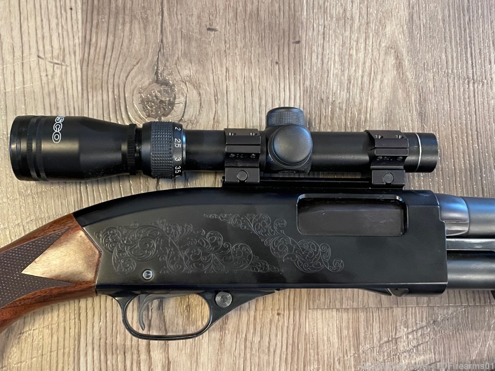 Winchester 1300 mag deluxe receiver slug gun rifled 22" barrel w/ optic-img-7