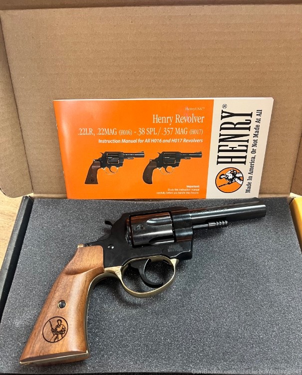 Henry Big Boy Revolver .357 mag / .38 spl gunfighter grips 4in-img-0