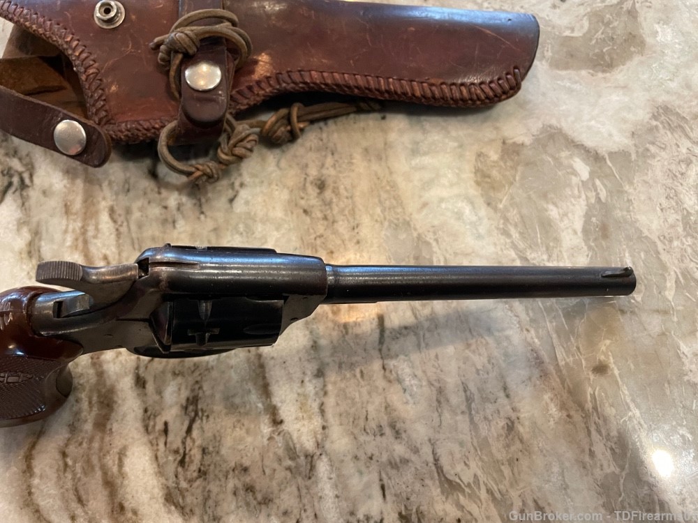 H&R 922 9 shot .22 lr 6" barrel revolver w/ holster C&R -img-7