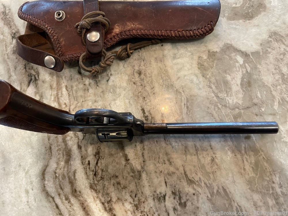 H&R 922 9 shot .22 lr 6" barrel revolver w/ holster C&R -img-8