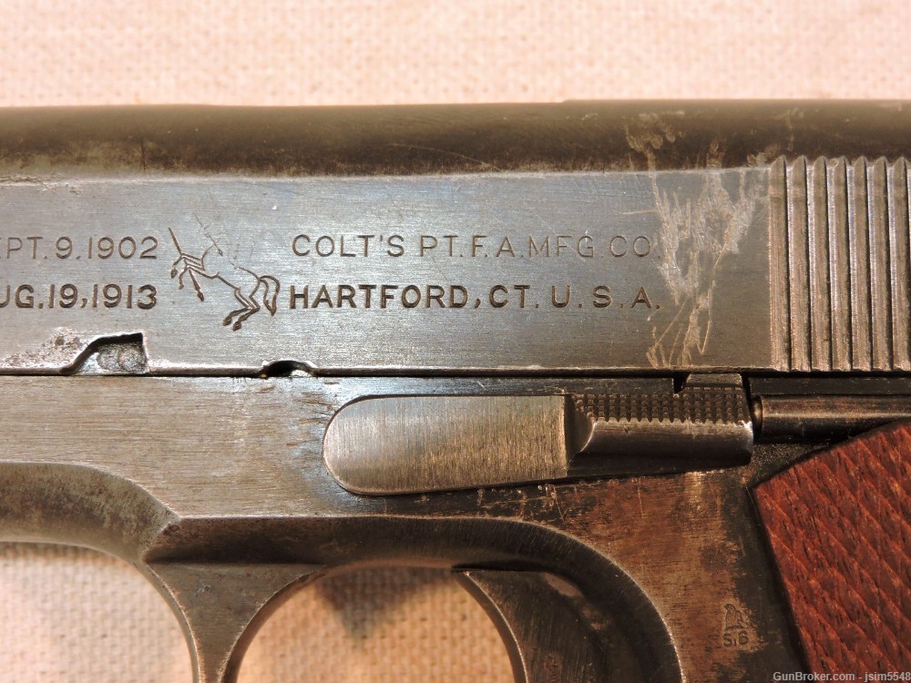 1918 Colt Model of 1911 US Army .45acp Semi-Auto Pistol-img-10