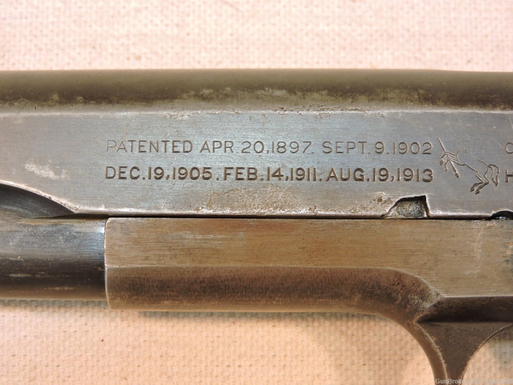 1918 Colt Model of 1911 US Army .45acp Semi-Auto Pistol-img-11