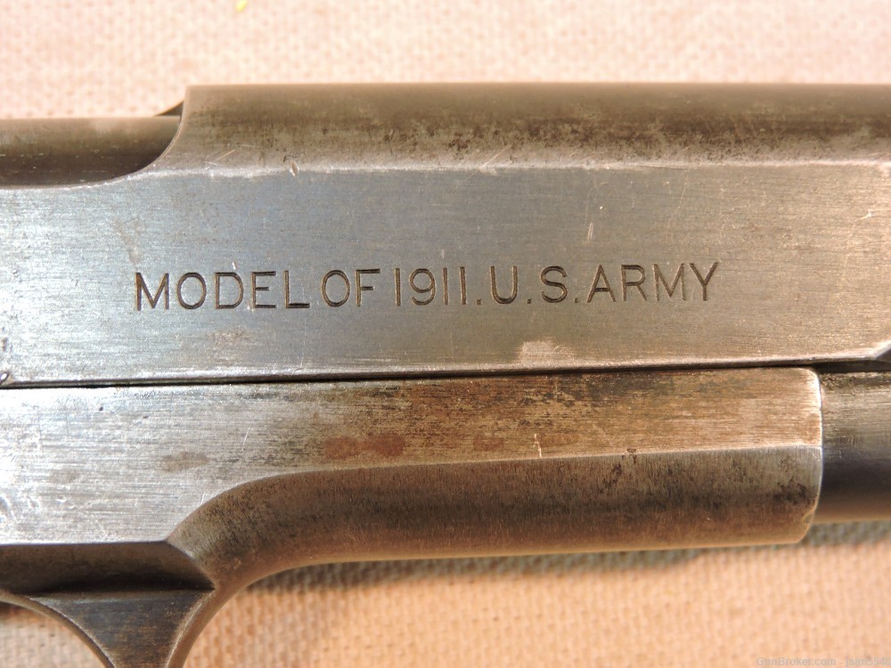 1918 Colt Model of 1911 US Army .45acp Semi-Auto Pistol-img-14