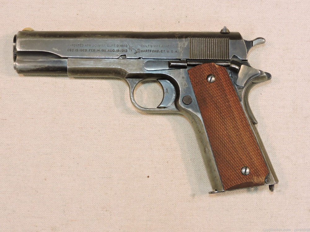 1918 Colt Model of 1911 US Army .45acp Semi-Auto Pistol-img-1