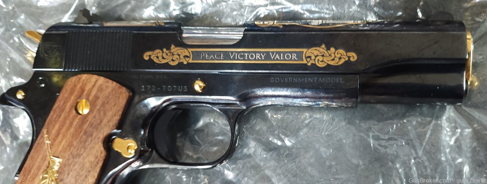  Colt TALO Tomb of the Unknown Soldier 24K Gold Blued 1911 45ACP Layaway-img-16