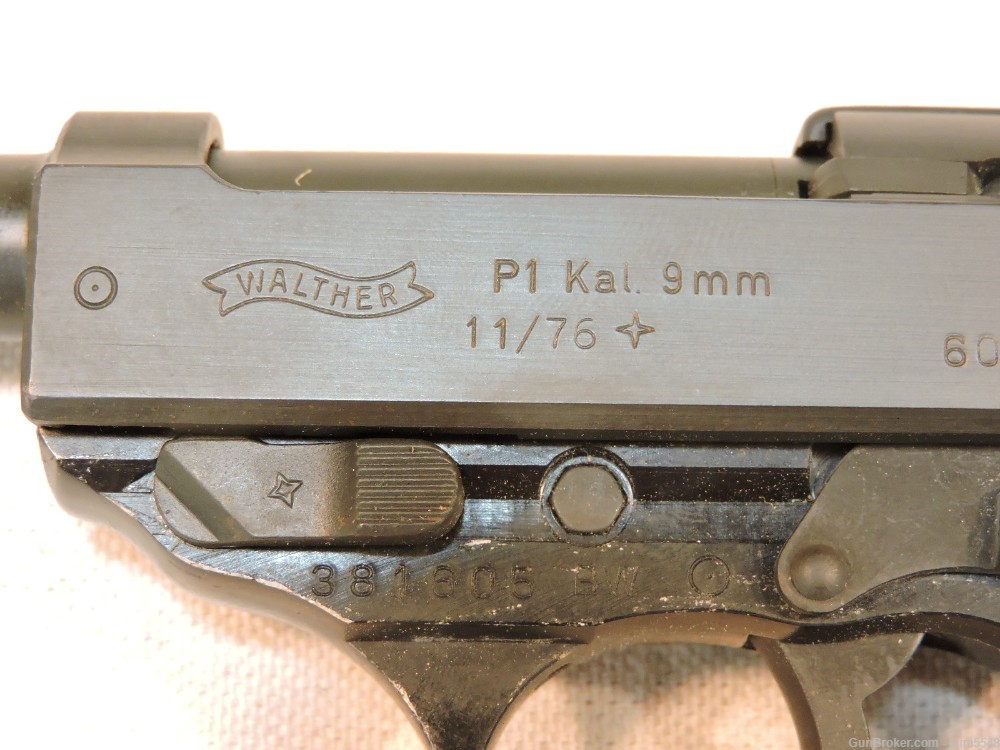 Walther P.38 P1 9mm Semi-Auto Pistol 11/76-img-11