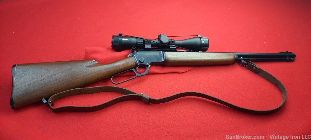 Marlin 39A .22LR with 3x9x40 scope 1956 production! NR-img-50