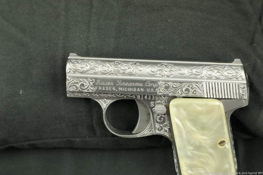 Highly Engraved Bauer Firearms Automatic .25 Auto 2.1” Semi-Auto Pocket -img-13