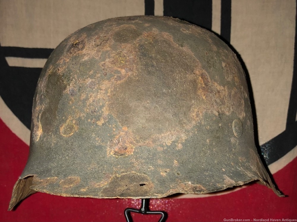 Original WW2 German SS M42 Uniform Helmet Battlefield Excavation Germany-img-7