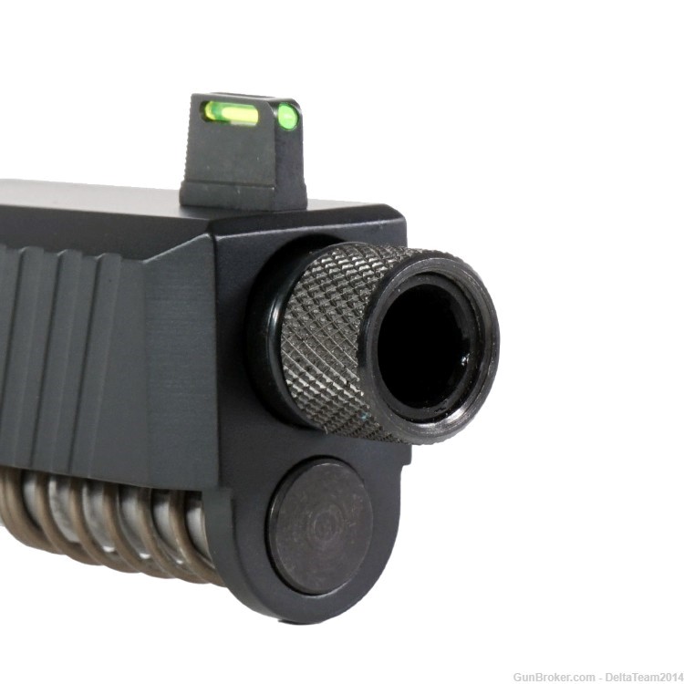 Complete Slide for Glock 26 - Suppressor Height Fiber Optics Sights-img-3