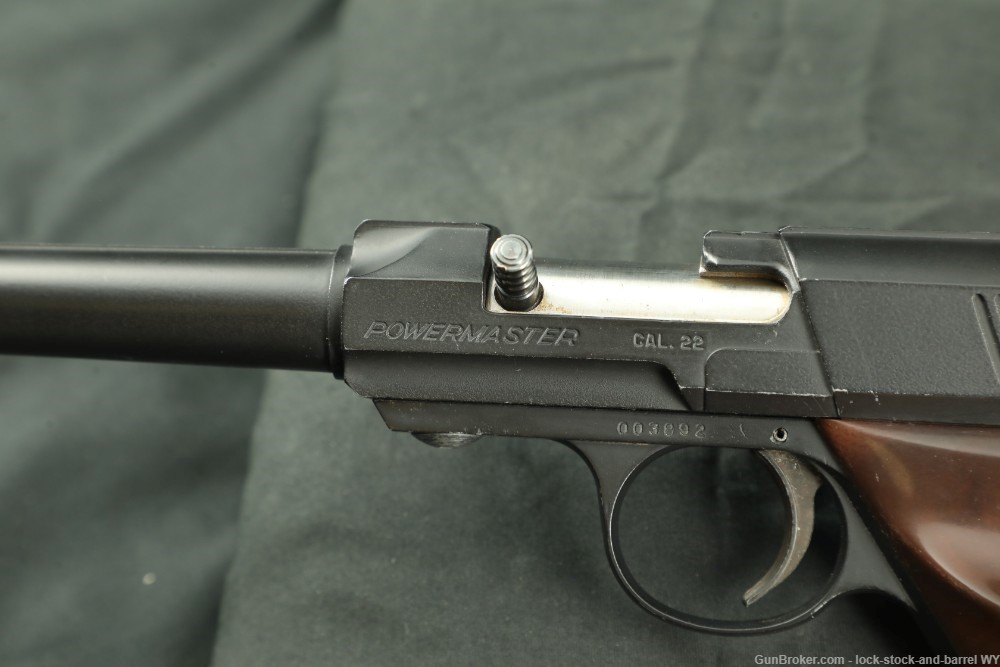 WAMO Powermaster Match .22 LR 4.75” Single Shot Auto Eject Pistol 1956 C&R-img-17