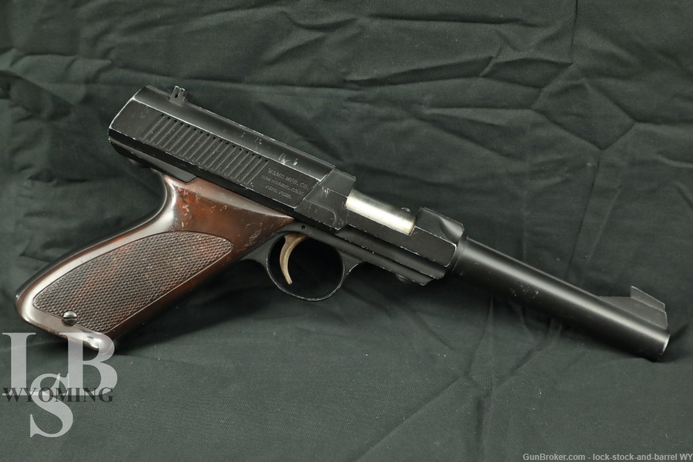 WAMO Powermaster Match .22 LR 4.75” Single Shot Auto Eject Pistol 1956 C&R-img-0