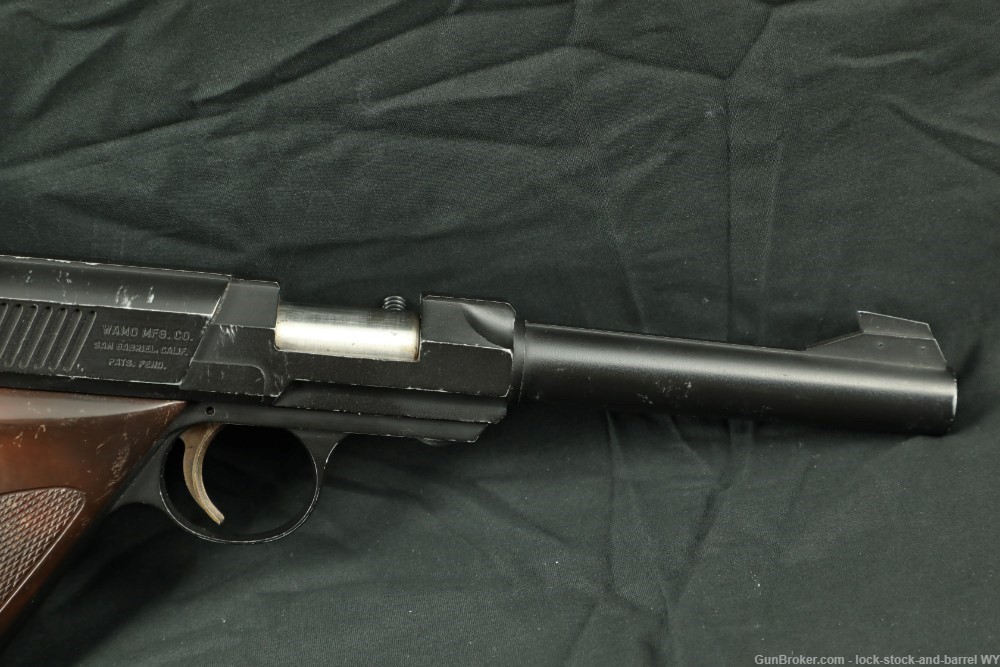 WAMO Powermaster Match .22 LR 4.75” Single Shot Auto Eject Pistol 1956 C&R-img-3