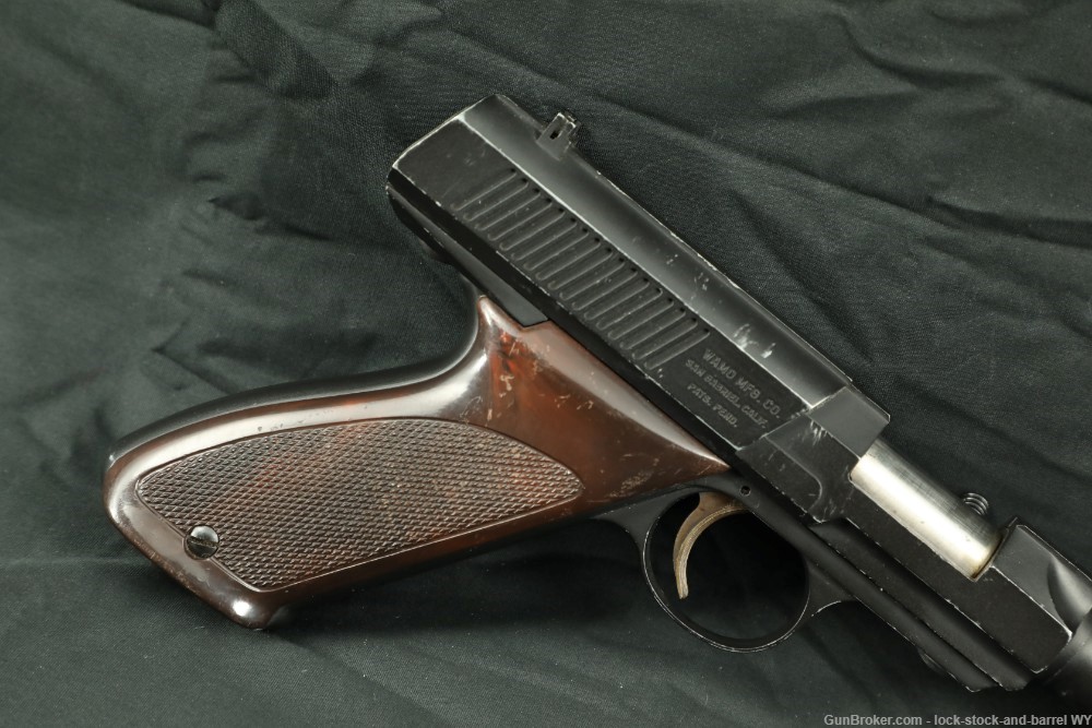 WAMO Powermaster Match .22 LR 4.75” Single Shot Auto Eject Pistol 1956 C&R-img-2