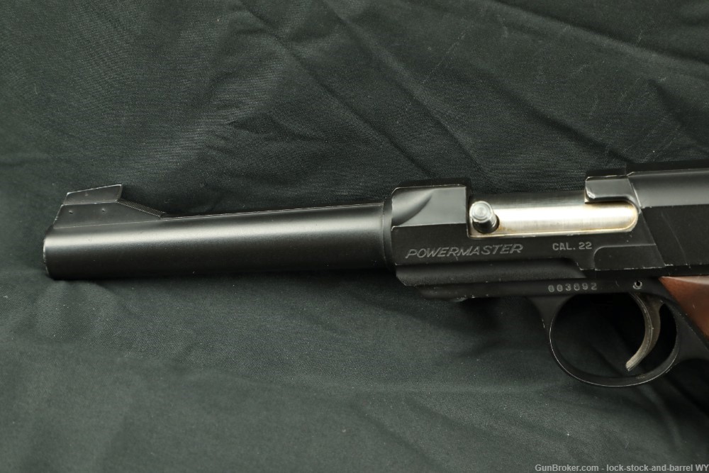 WAMO Powermaster Match .22 LR 4.75” Single Shot Auto Eject Pistol 1956 C&R-img-5